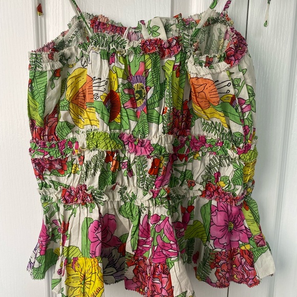 Love the Label Tank with Ties size XS Mitzie Print - Picture 9 of 9